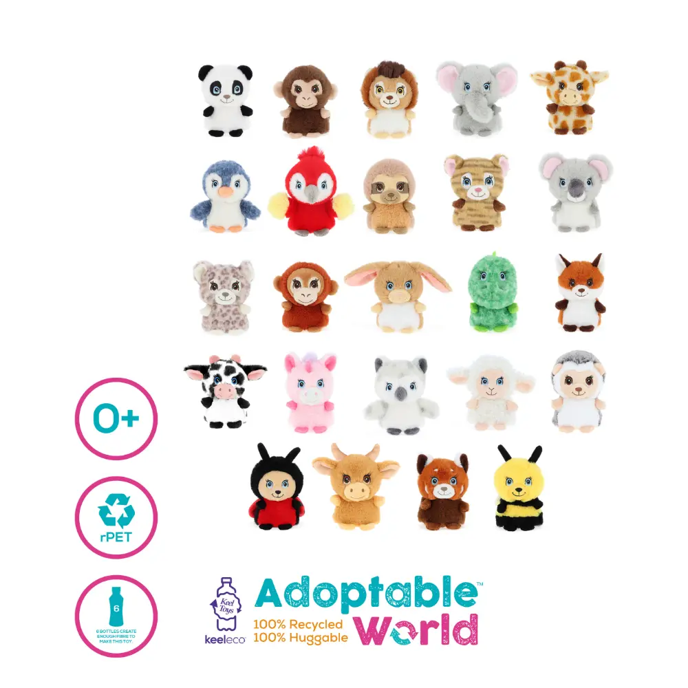 Keeleco Mini Adoptable World 10cm 24 Assortment