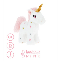 Keeleco Unicorn Pink 16cm 2Asst