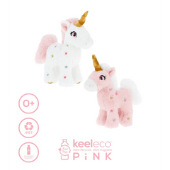 Keeleco Unicorn Pink 16cm 2Asst
