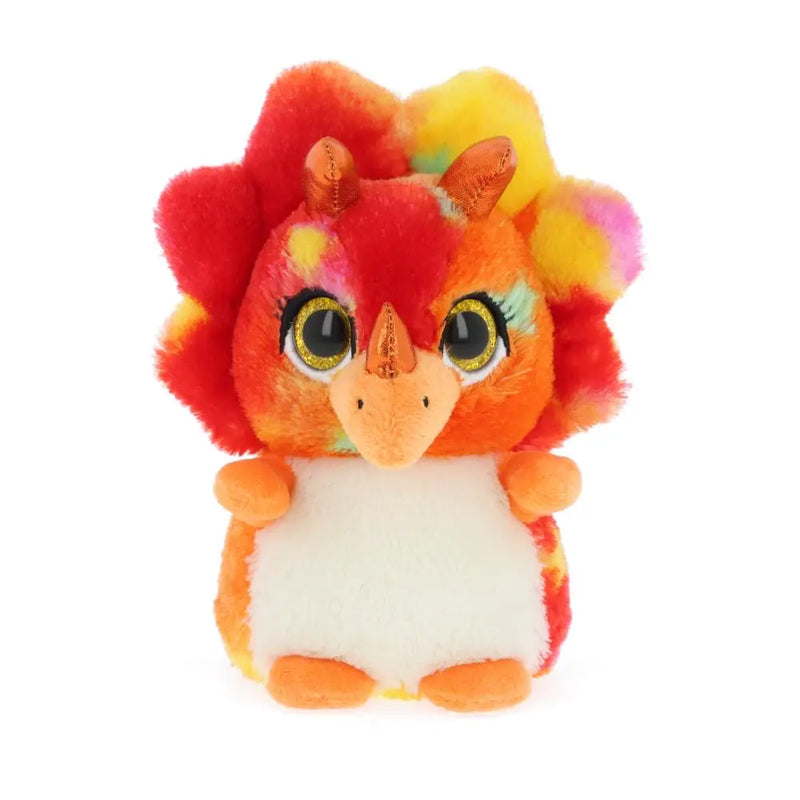Animotsu Triceratops Plush by Keel Toys Collectible Dinosaur for Babies & Toddlers 14cm