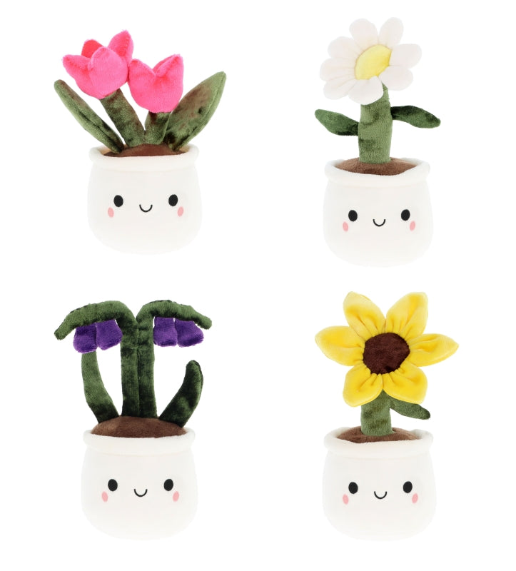 Bobballs Flower Collectible Soft Toy Assorted Designs - Sold Separately, Random Selection