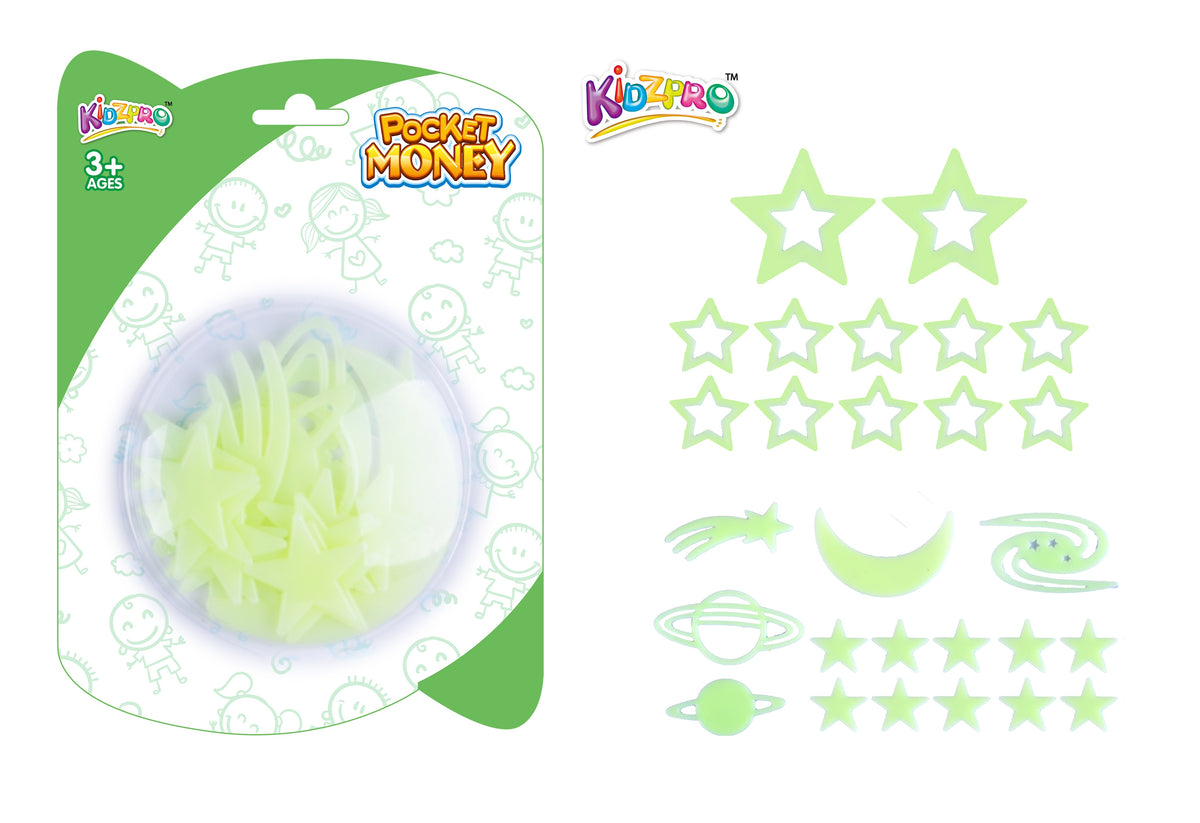 Kidzpro Glow in the Dark Toy 3 Assorted Designs for Kids