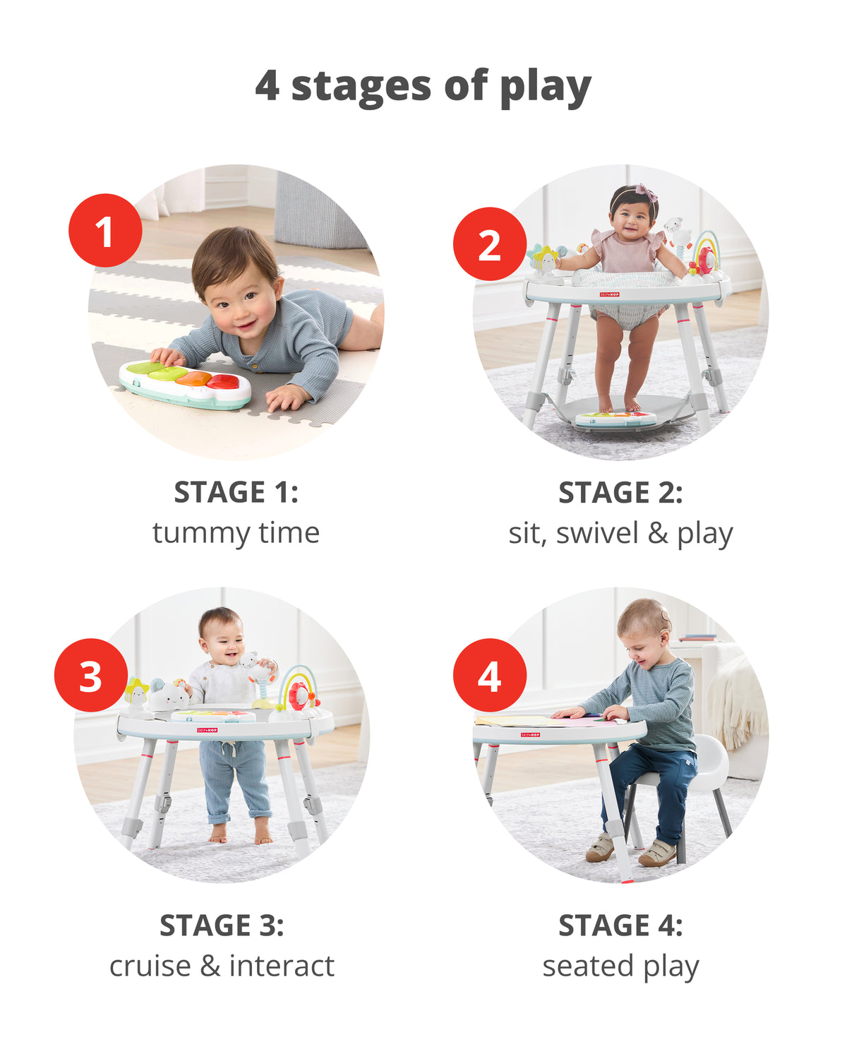 Skip Hop Silver Lining Cloud Activity Center Multi Color
