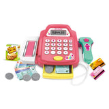 Power Joy Yum Yum Mini Market Battery-Operated Cash Register Playset for Kids