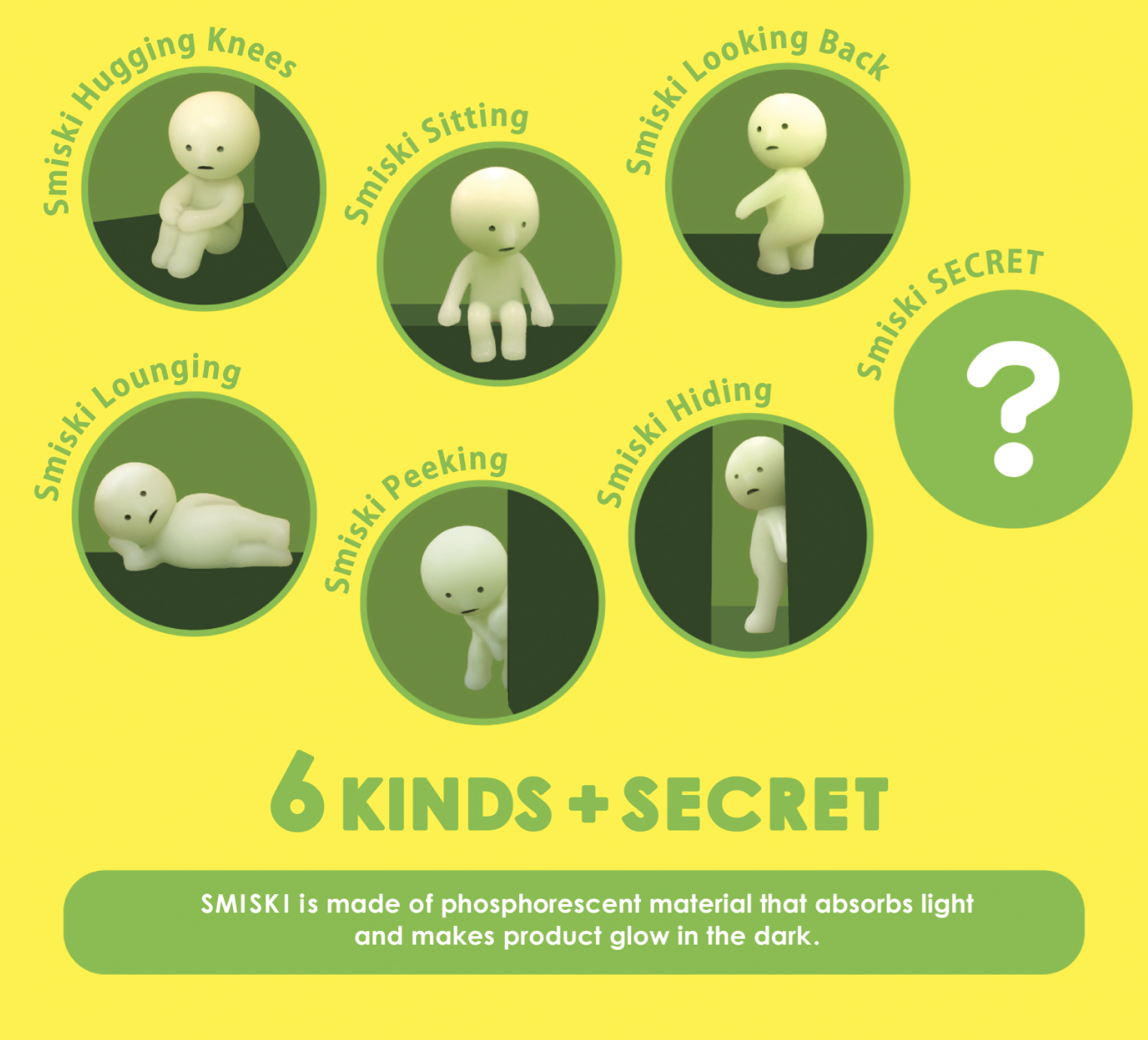 Smiski Mini Figure Series 1 Collectible Toys