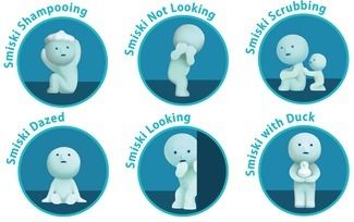 Smiski Mini Figure Bath Series