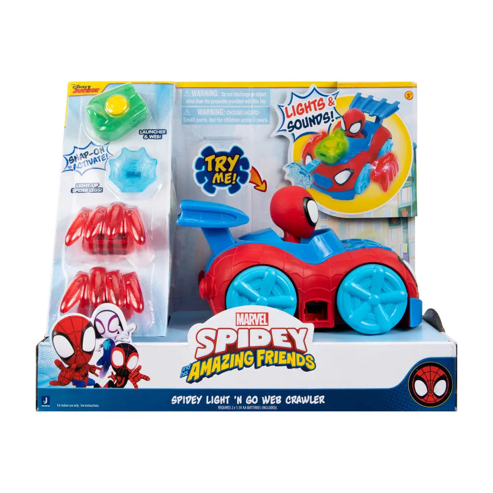 Spidey N Friends Vehicle Spidey Light N Go Mech Web Crawler