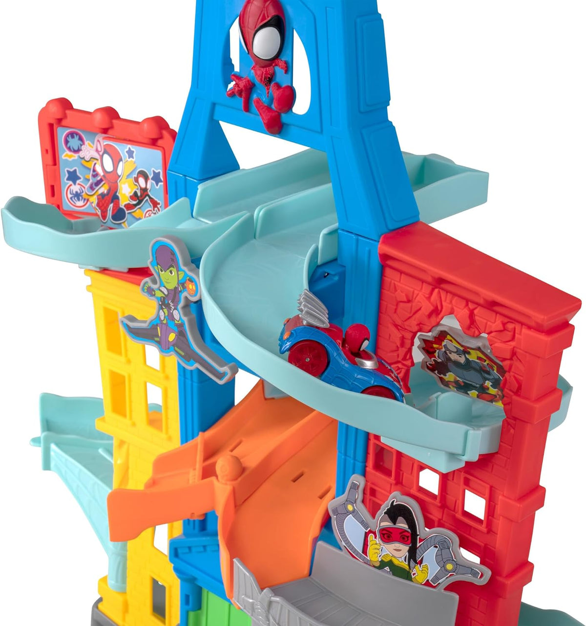 Spidey and His Amazing Friends City Track Set with Lights & Sounds
