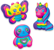 Shimmer 'n Sparkle Cra-Z-Squeezies Color Your Own Squishy Craft Kit for Kids