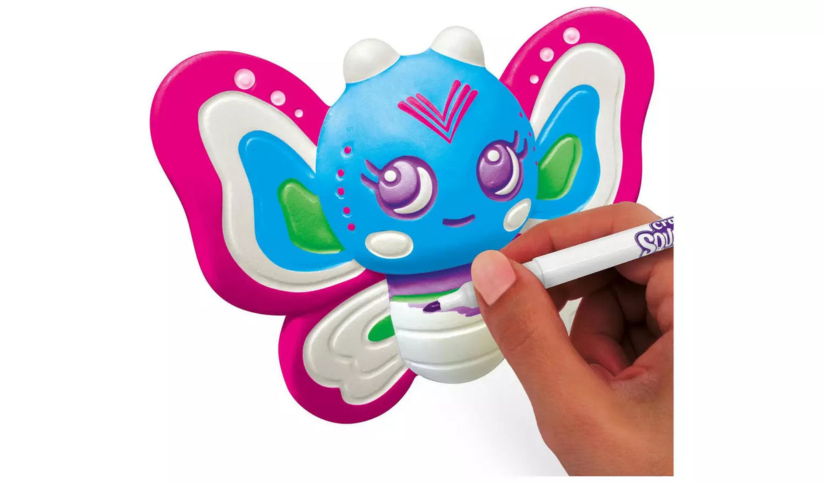 Shimmer 'n Sparkle Cra-Z-Squeezies Color Your Own Squishy Craft Kit for Kids