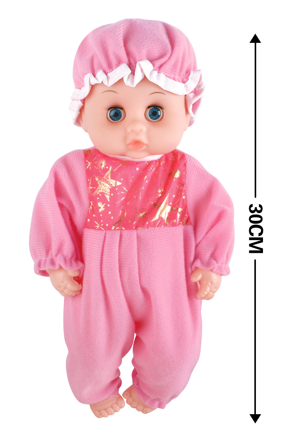 Power Joy Baby Cayla Doll with Trolley - Pretend Play Baby Doll Toy for Kids