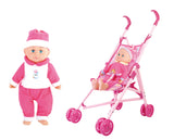 Power Joy Baby Cayla 40cm Doll with Trolley Playset for Kids