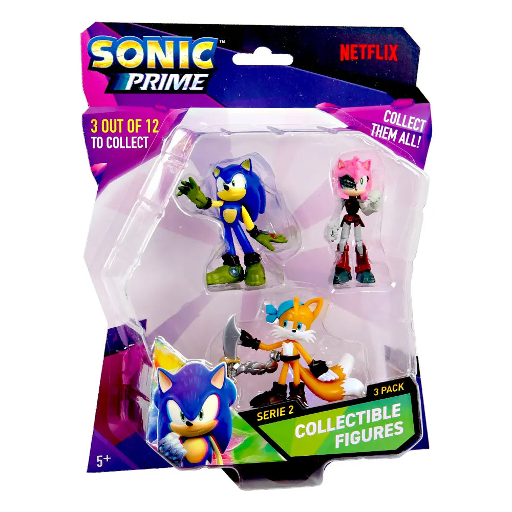 Sonic Figure Blister 3in1 Pack