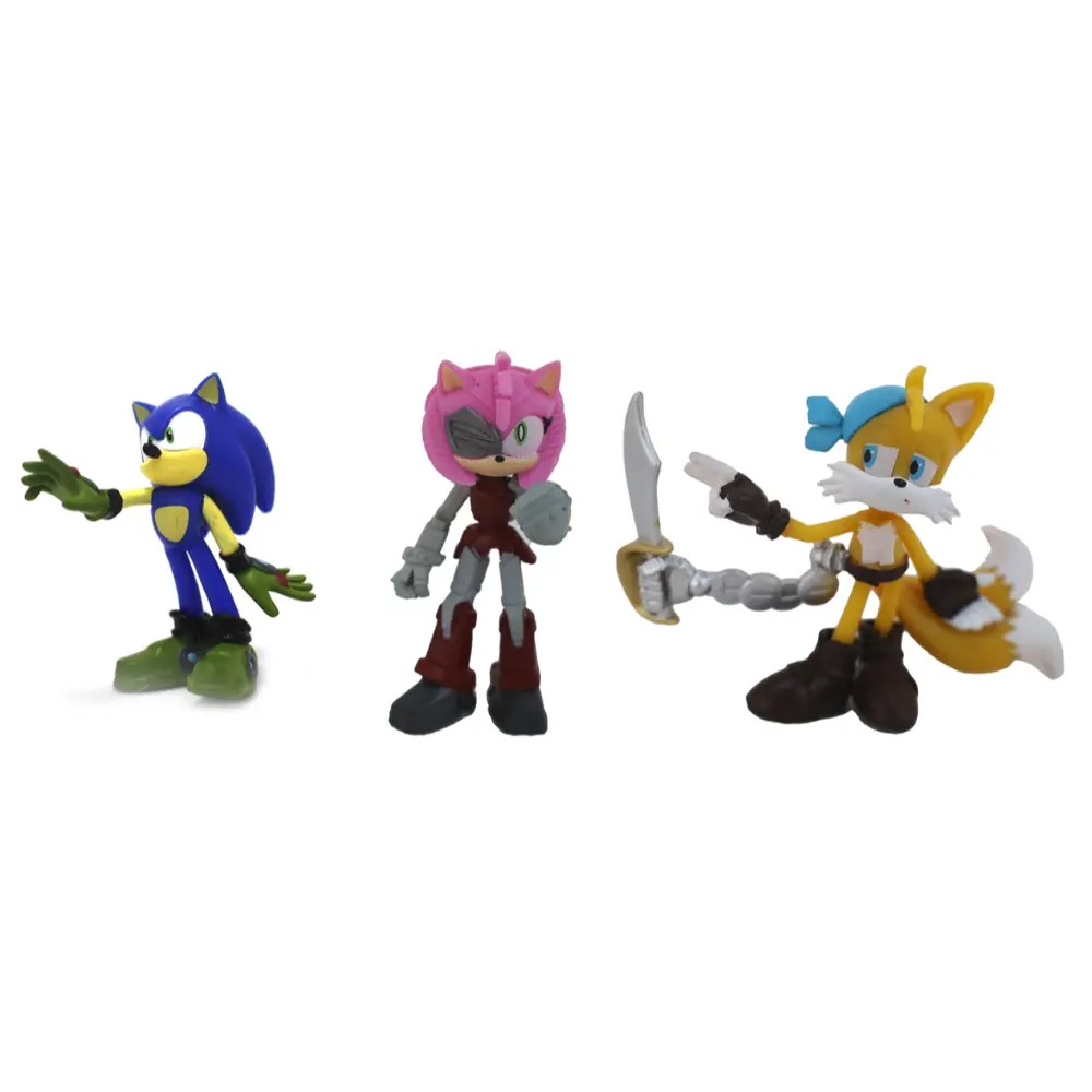 Sonic Figure Blister 3in1 Pack