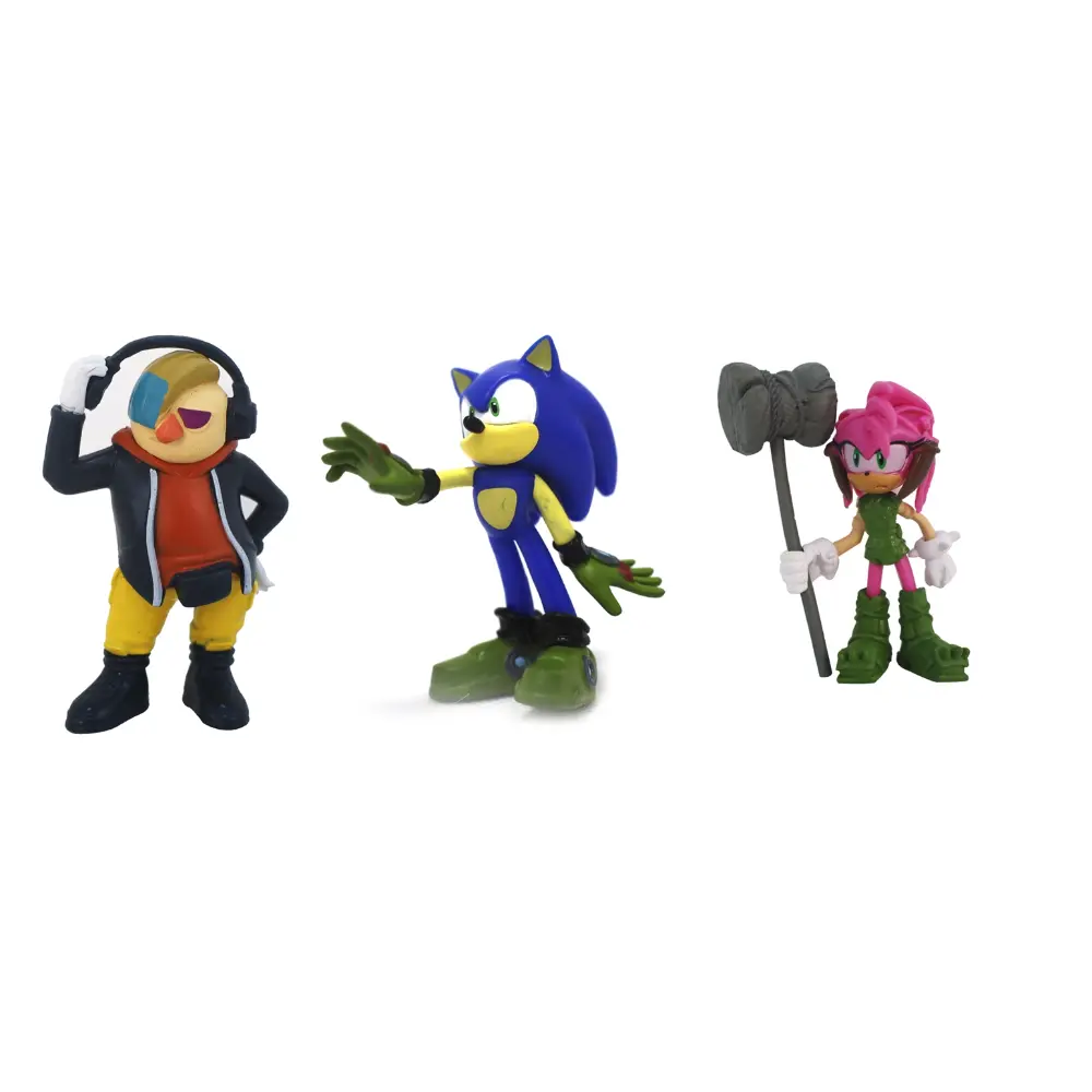 Sonic Figure Blister 3in1 Pack