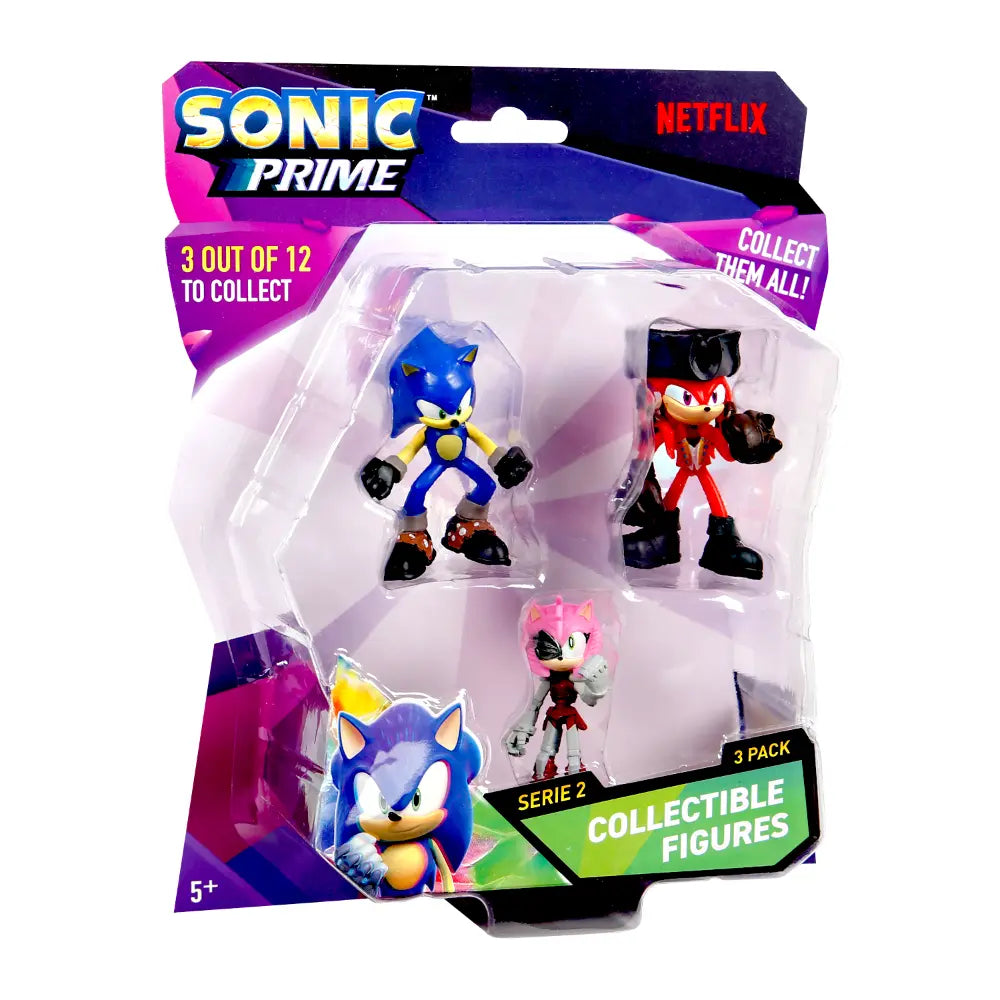 Sonic Figure Blister 3in1 Pack