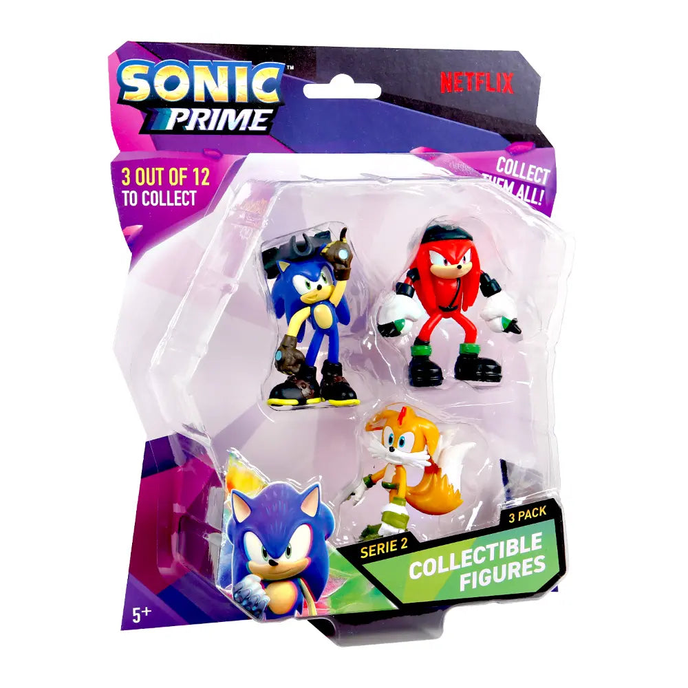 Sonic Figure Blister 3in1 Pack