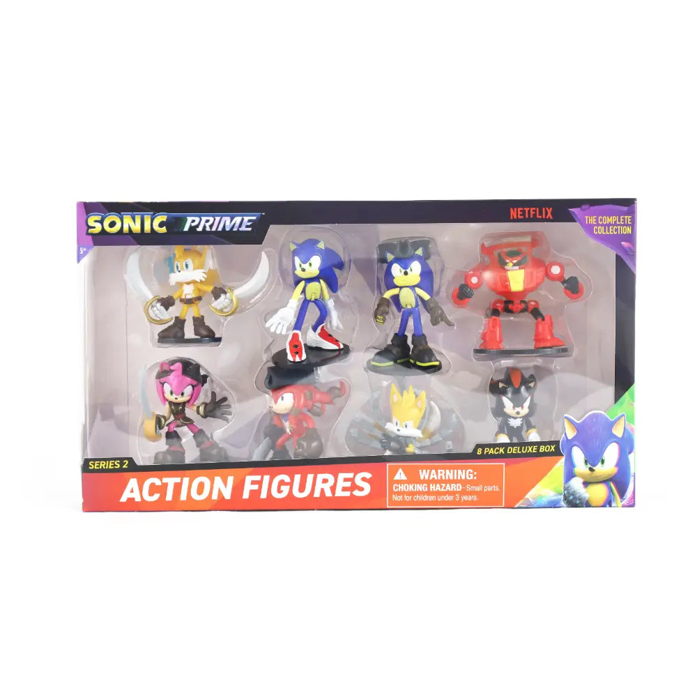 Sonic Figure Action 8Pack Deluxe Box 3Inch