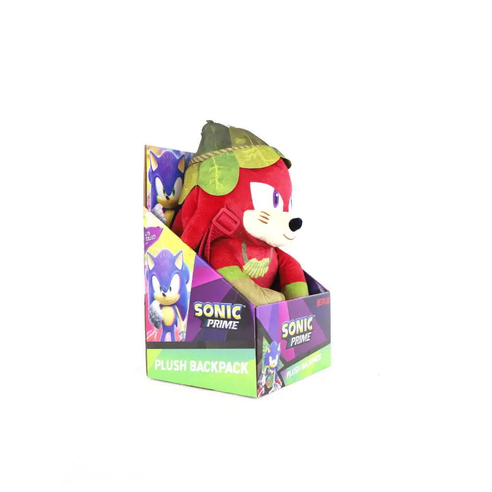 Sonic Plush Backpack 12Inch 4Asst