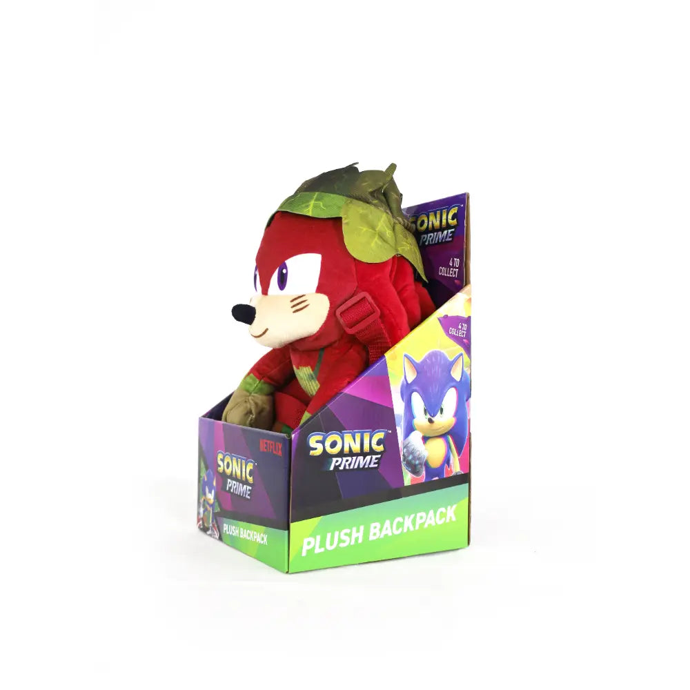 Sonic Plush Backpack 12Inch 4Asst