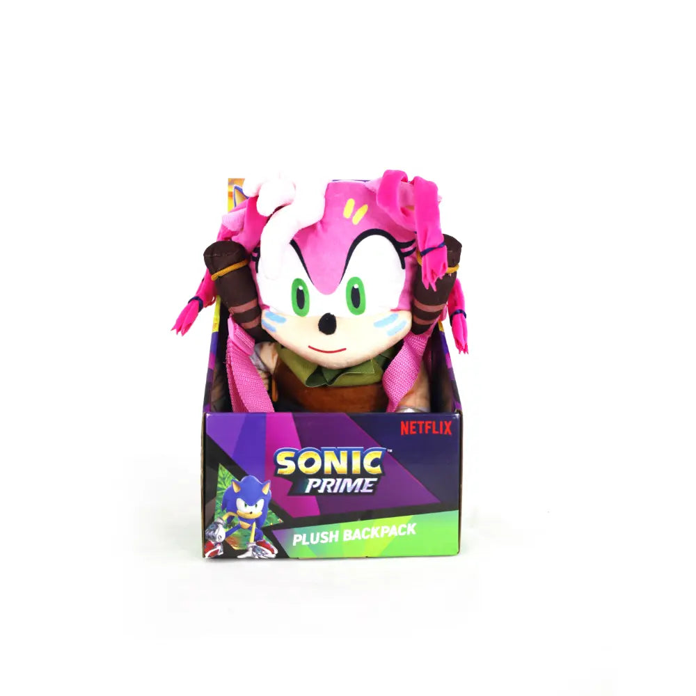 Sonic Plush Backpack 12Inch 4Asst