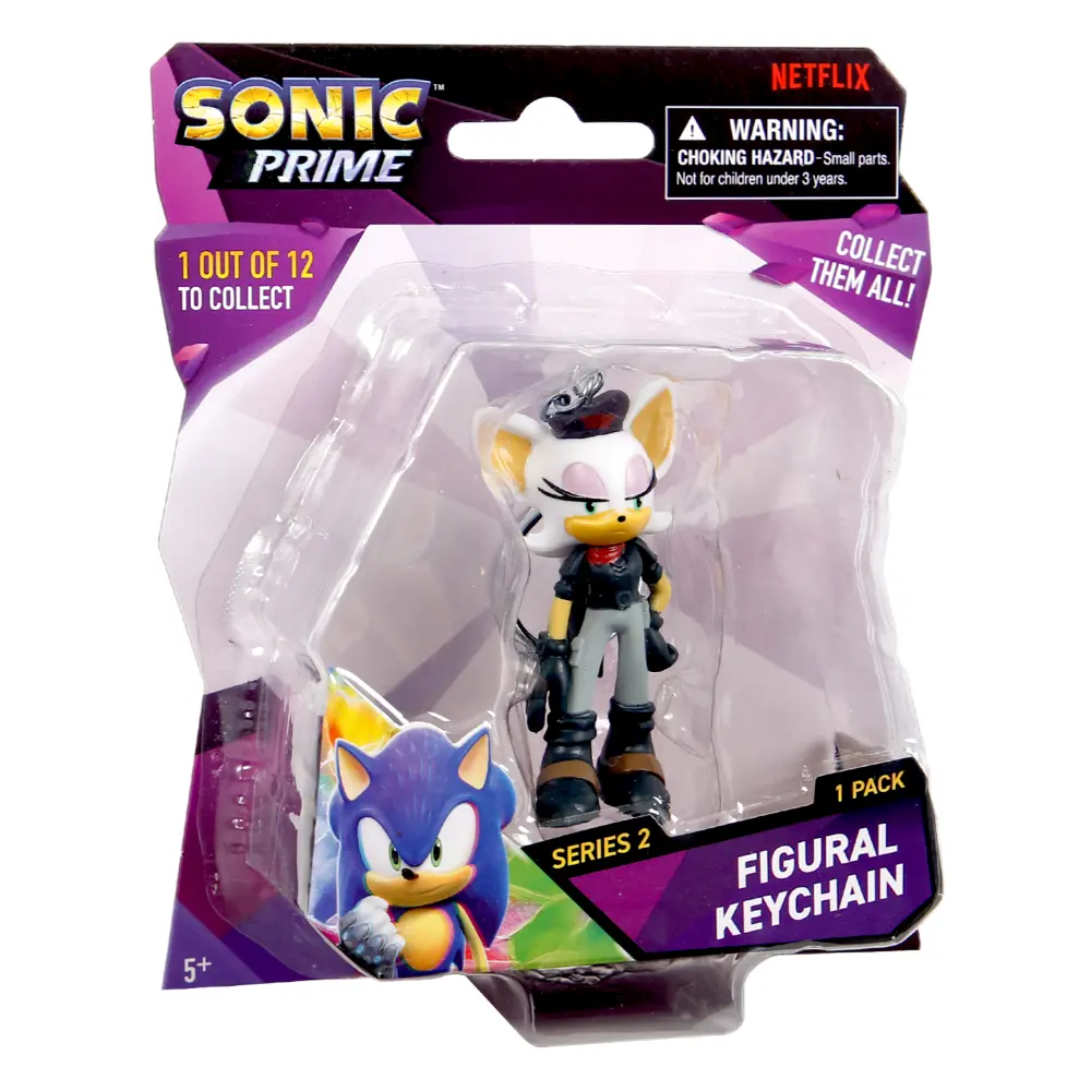 Sonic Figure Key Chain Blister Pack 2.5 Inch Assortment