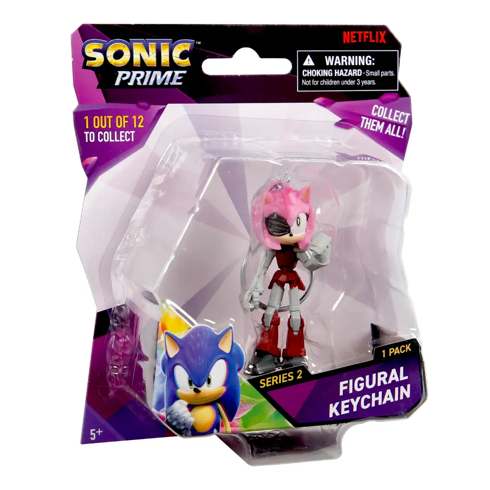 Sonic Figure Key Chain Blister Pack 2.5 Inch Assortment