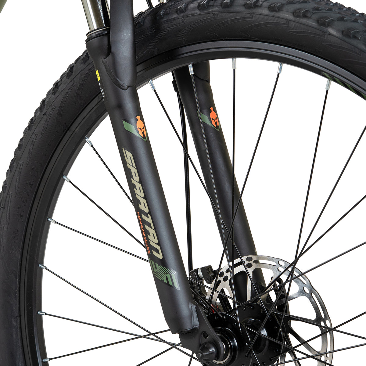 Spartan 27.5 Inch Army Green Mountain Bike - Ampezzo