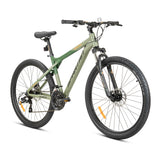 Spartan 27.5 Inch Army Green Mountain Bike - Ampezzo