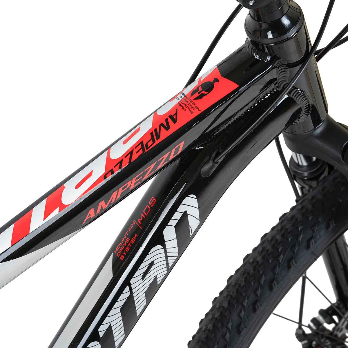 Spartan 27.5 Inch Black Mountain Bike - Ampezzo