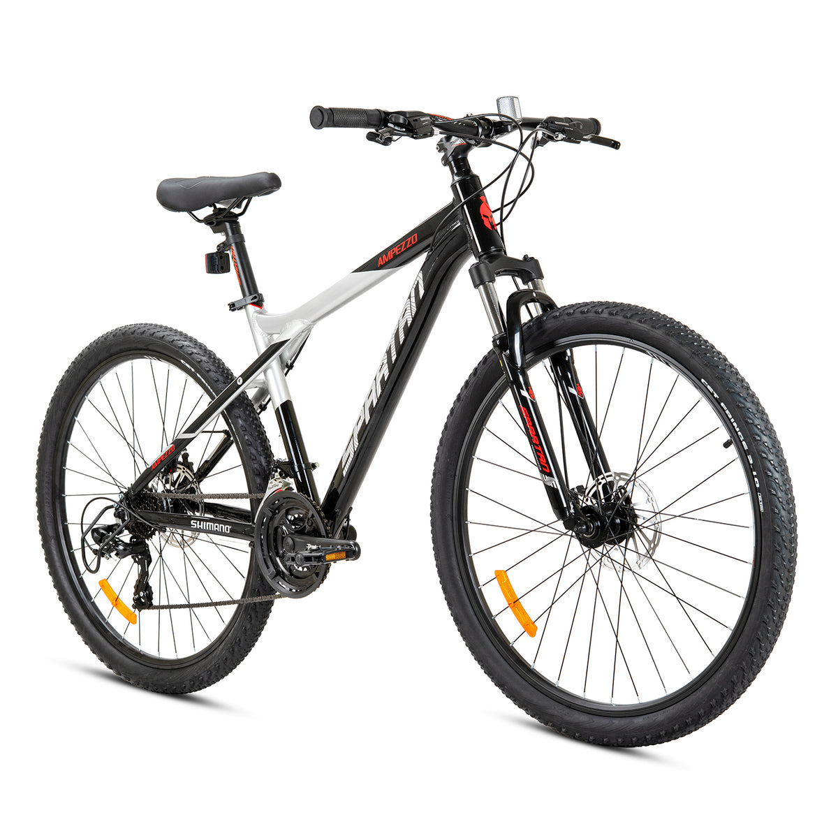 Spartan 27.5 Inch Black Mountain Bike - Ampezzo