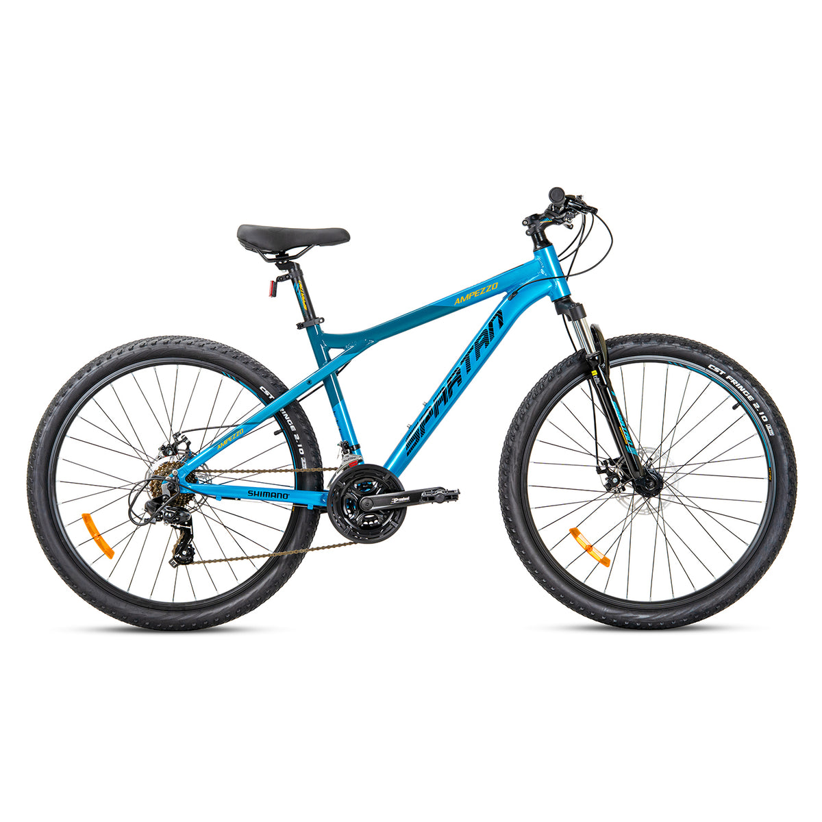 Spartan 27.5 Inch Blue Mountain Bike - Ampezzo