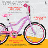 Spartan 20 Inch Kids Bicycle Serena w/ Training Wheels SP-3261