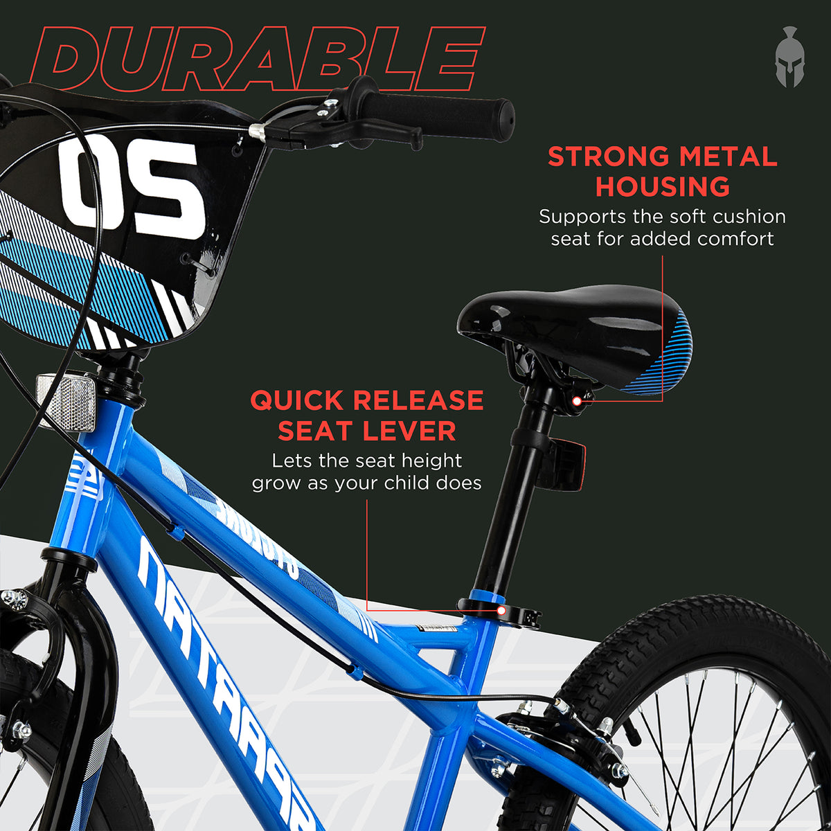 Spartan 20 - Inch Kids Bicycle - Cyclone w/ Training Wheels