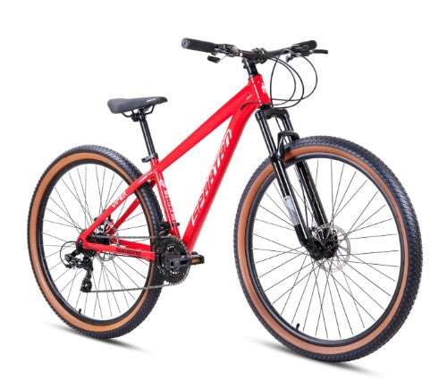 Spartan 29 Inch Red Mountain Bike - Viper Hardtail