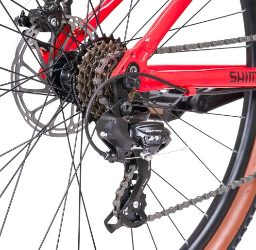 Spartan 29 Inch Red Mountain Bike - Viper Hardtail