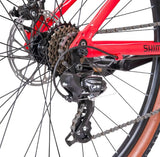 Spartan 29 Inch Red Mountain Bike - Viper Hardtail