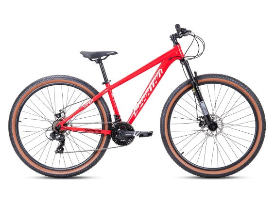 Spartan 29 Inch Red Mountain Bike - Viper Hardtail