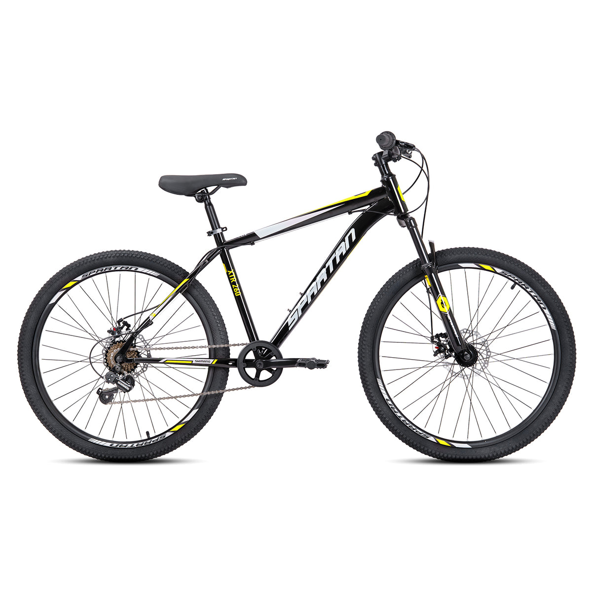 Spartan 26 Inch Yellow Mountain Bike - XTR