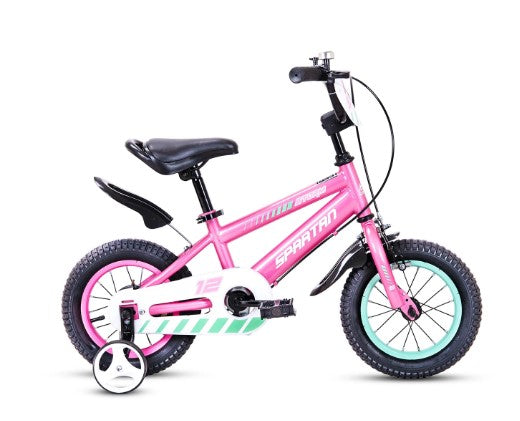Spartan 12 Inch Pink Kids Bicycle - Storm