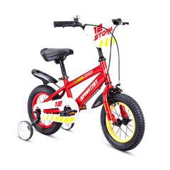 Spartan 12 Inch Red Kids Bicycle - Storm