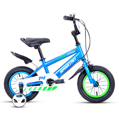 Spartan 14 Inch Blue Kids Bicycle - Storm