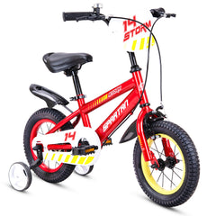 Spartan 14 Inch Red Kids Bicycle  - Storm
