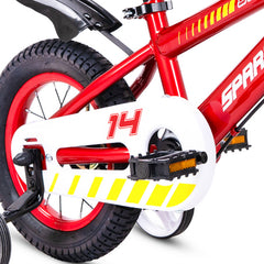 Spartan 14 Inch Red Kids Bicycle  - Storm