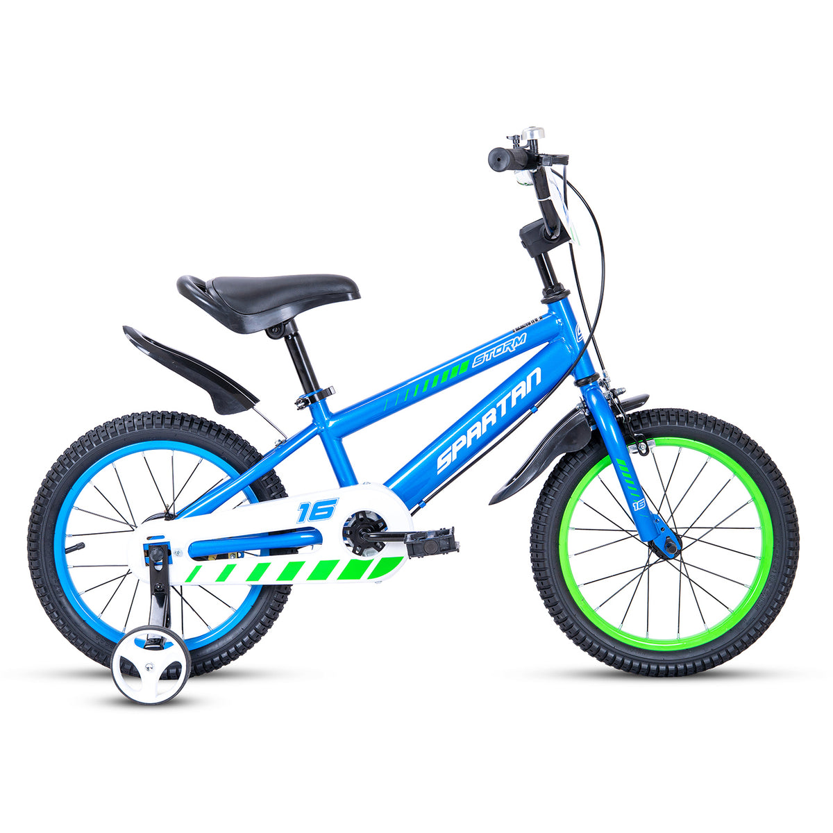Spartan 16 Inch Blue Kids Bicycle - Storm