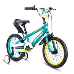 Spartan  16 Inch Green Kids Bicycle - Storm