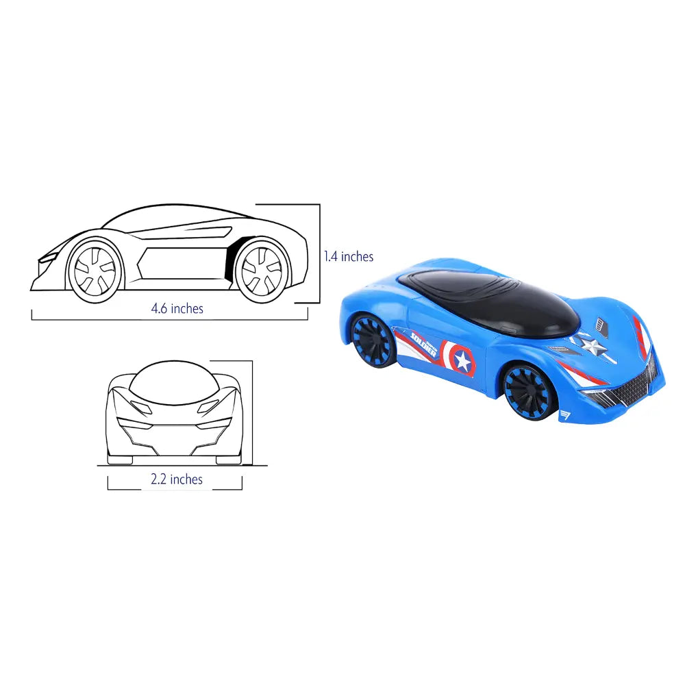 Marvel Mightiest Machine Racer Captain America