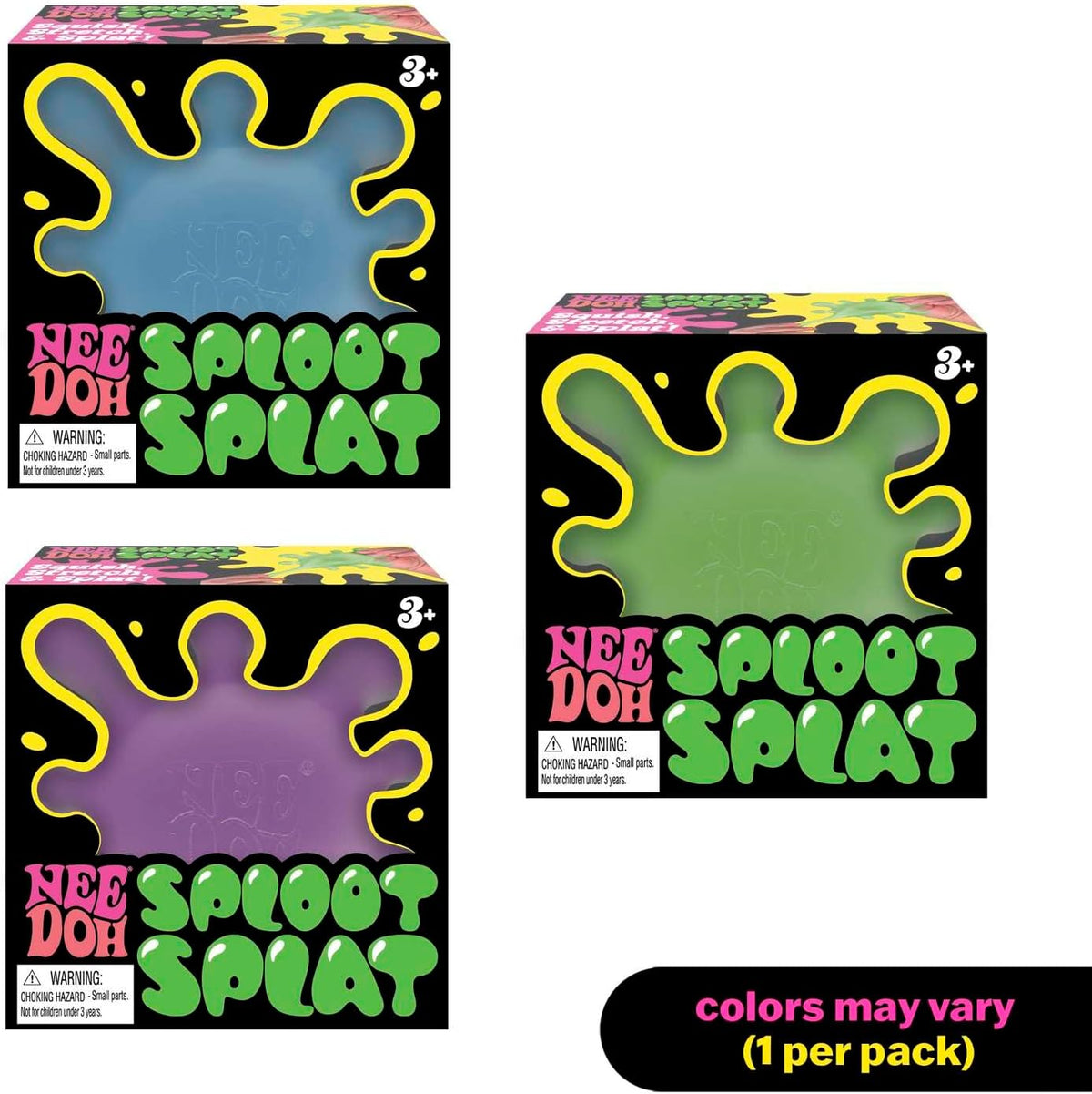 Needoh Sploot Splat Sensory Fidget Toys for Kids Assortment - Sold per piece