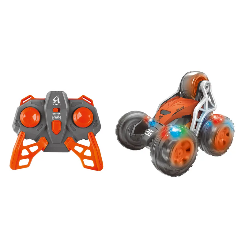 Demoz RC Flip Rollerz 2.4G with Lights Assorted Colours - Random Selection