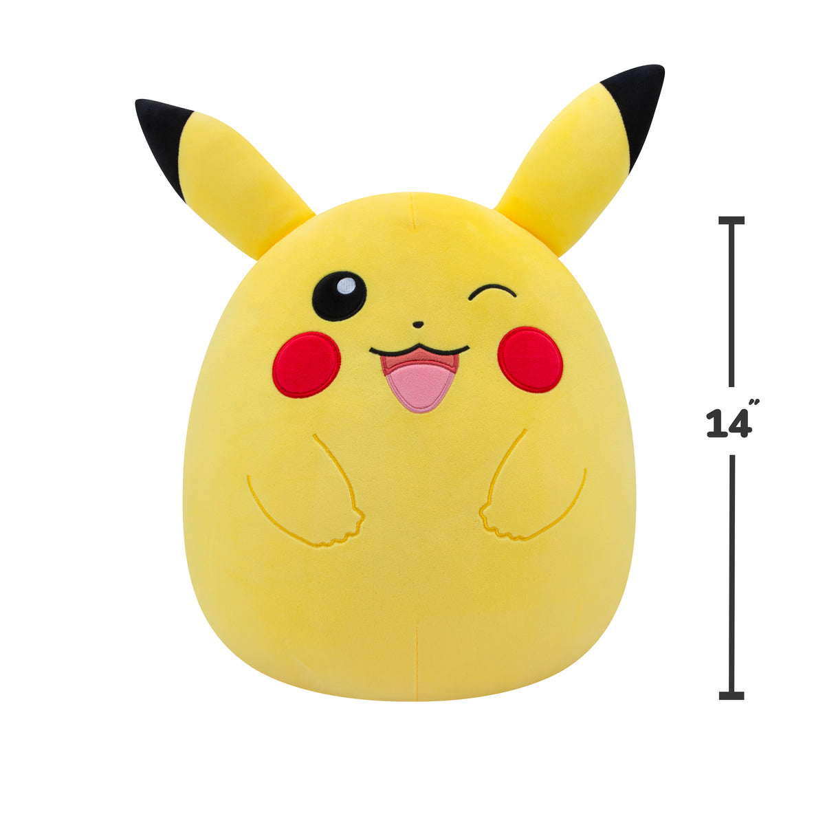 Pokemon Squishmallow Winking Pikachu 14-Inches